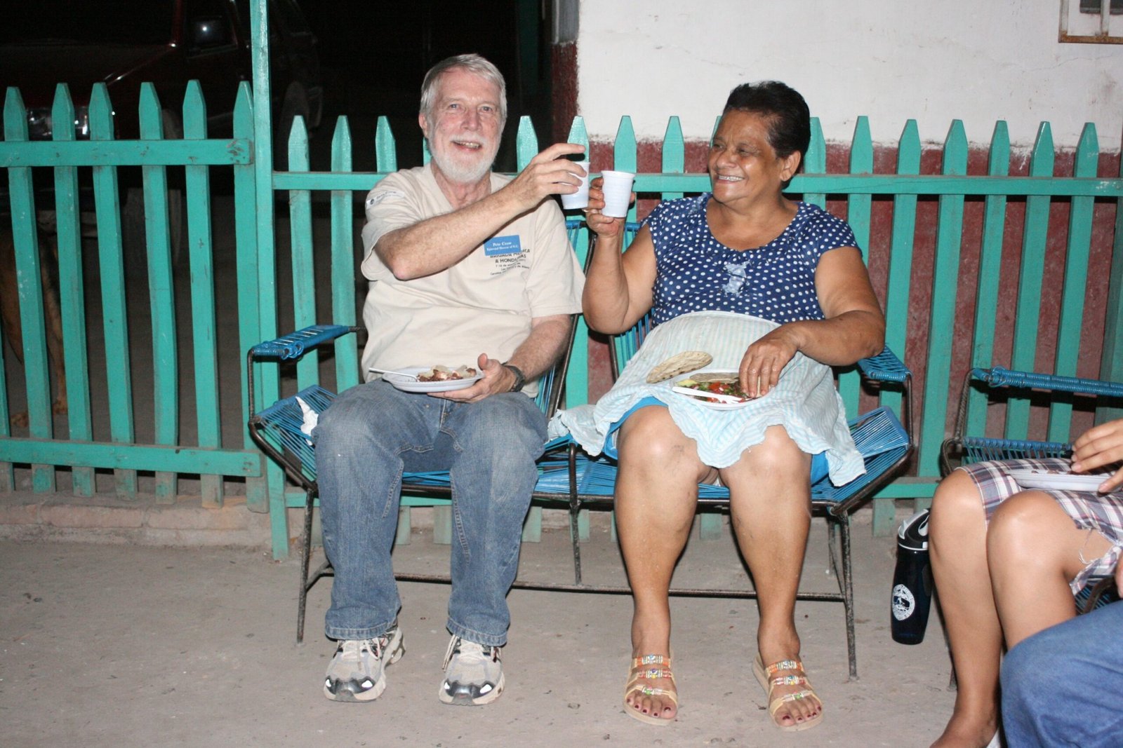 Pete wth Dona Isabell -Honduras 2012