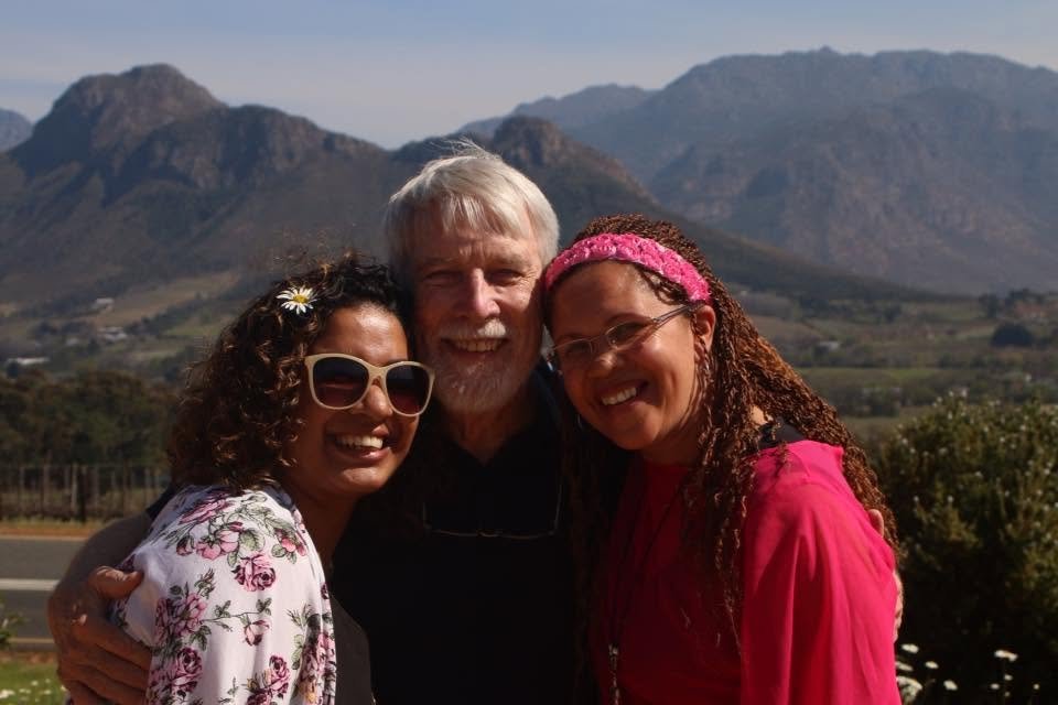 Lee Anne, Cathy and Pete in SA