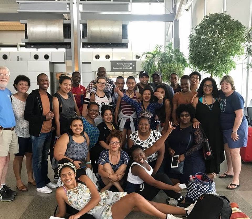 Pete and Group from Botswana and South Africa, 2017