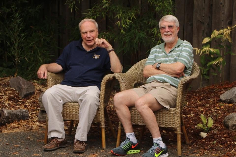 Pete and his brother, Ed in 2015
