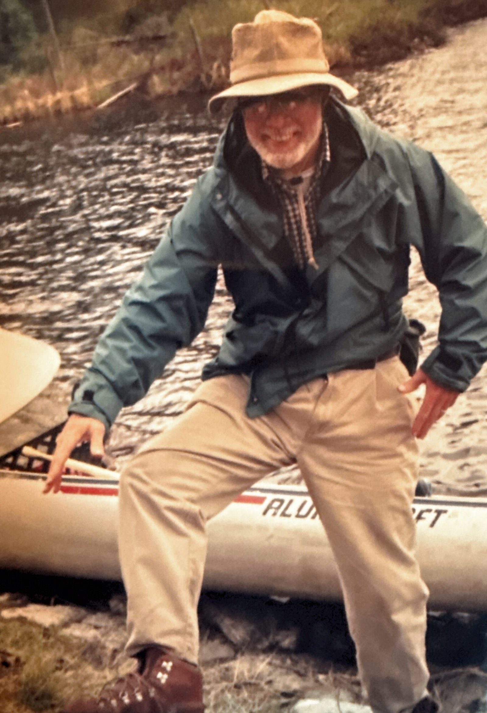 Pete on adventure at the Boundary Waters